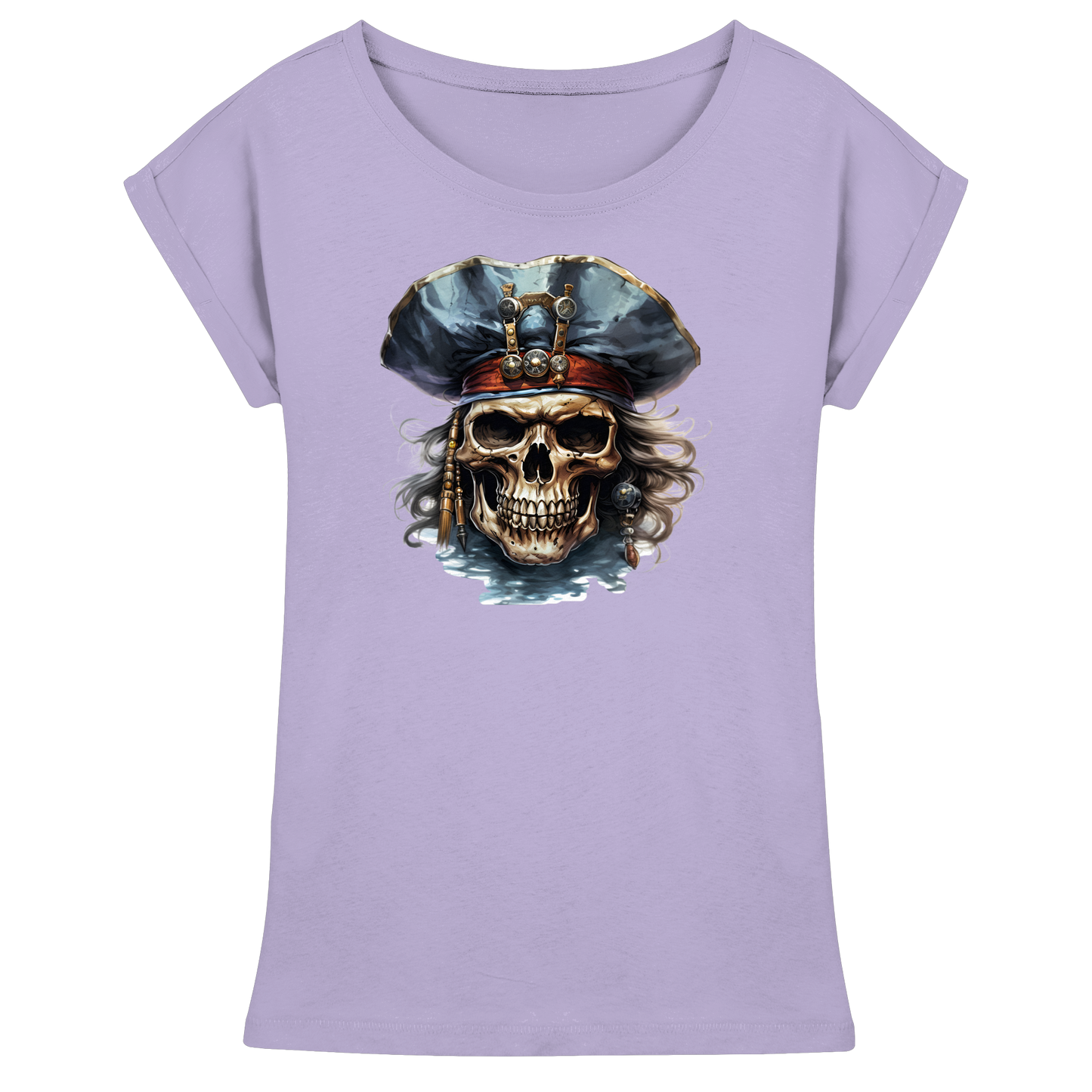 Pirates - Womens Extended Shoulder T-Shirt