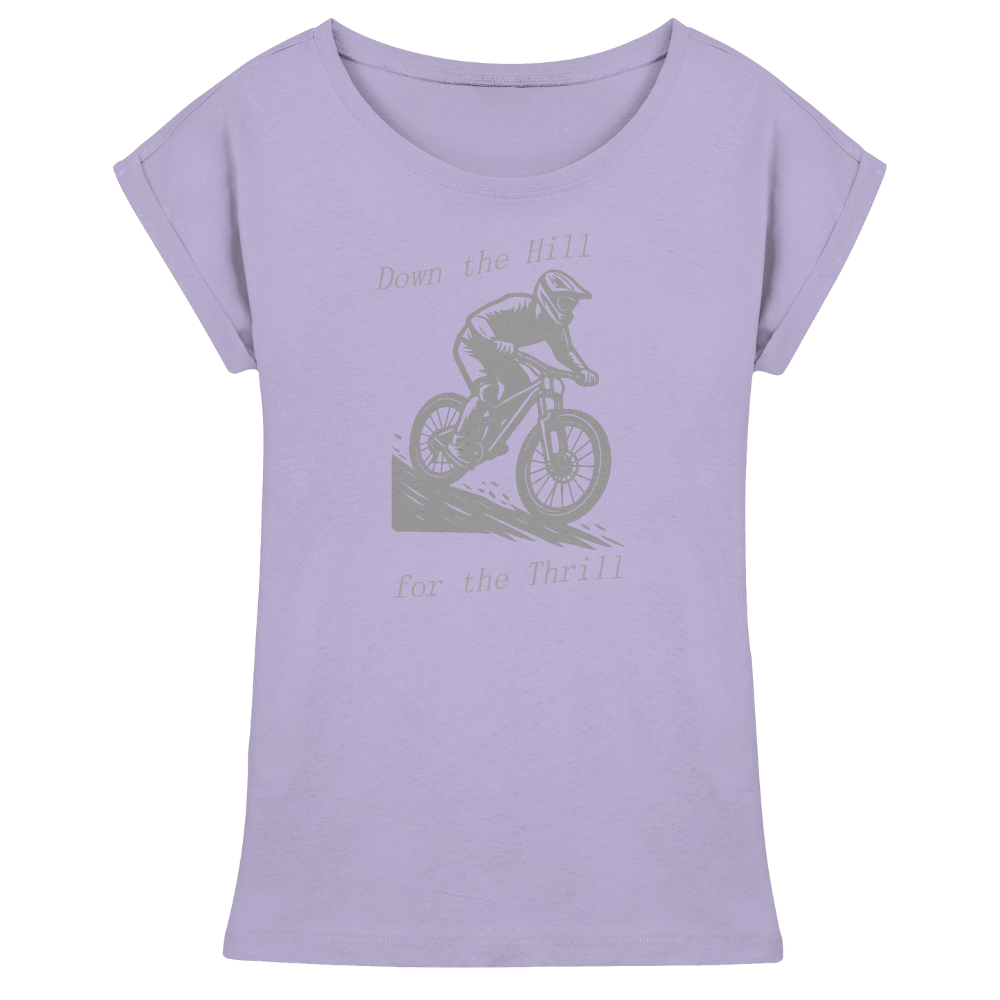 Down the Hill - Womens Extended Shoulder T-Shirt