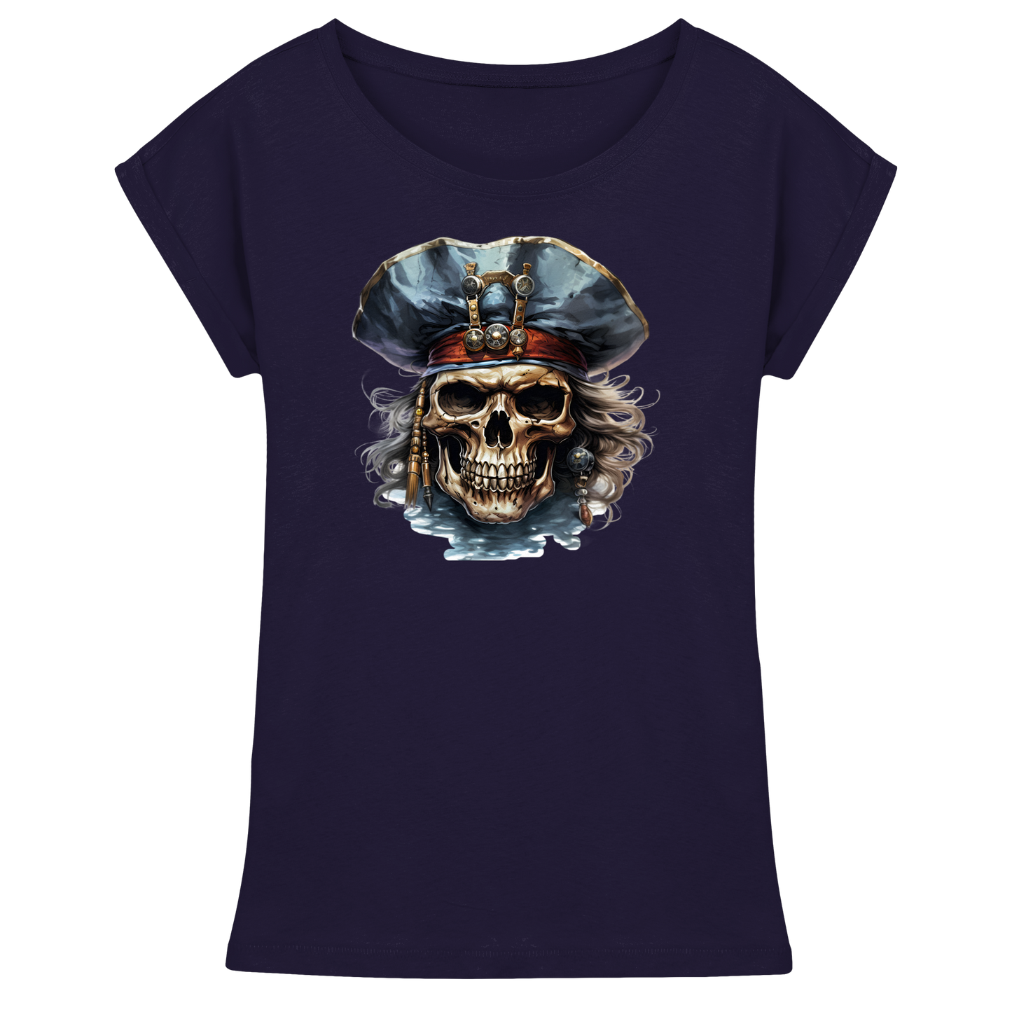 Pirates - Womens Extended Shoulder T-Shirt