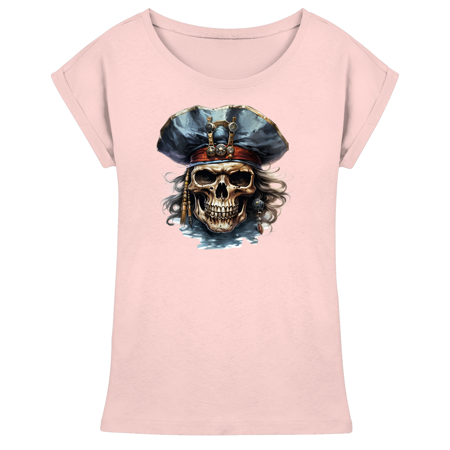 Pirates - Womens Extended Shoulder T-Shirt