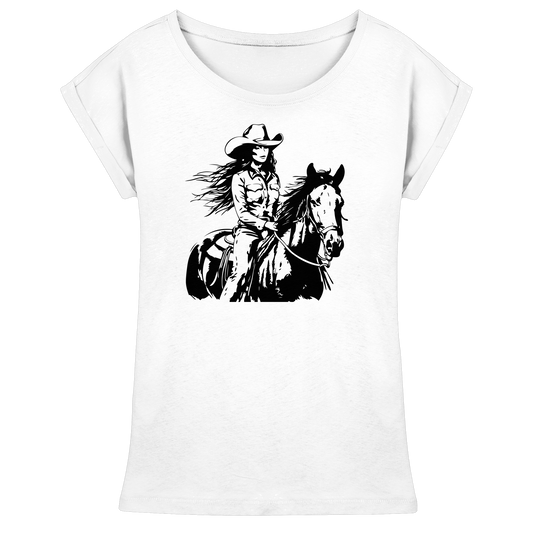 Western - Womens Extended Shoulder T-Shirt