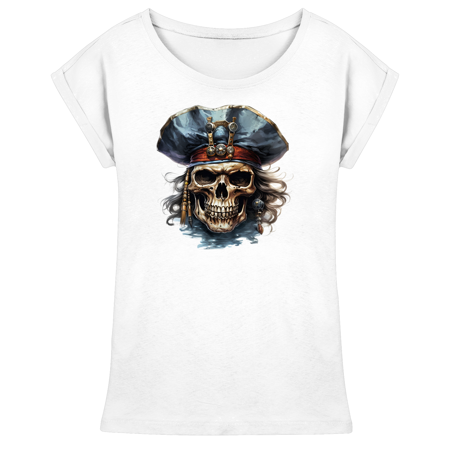 Pirates - Womens Extended Shoulder T-Shirt