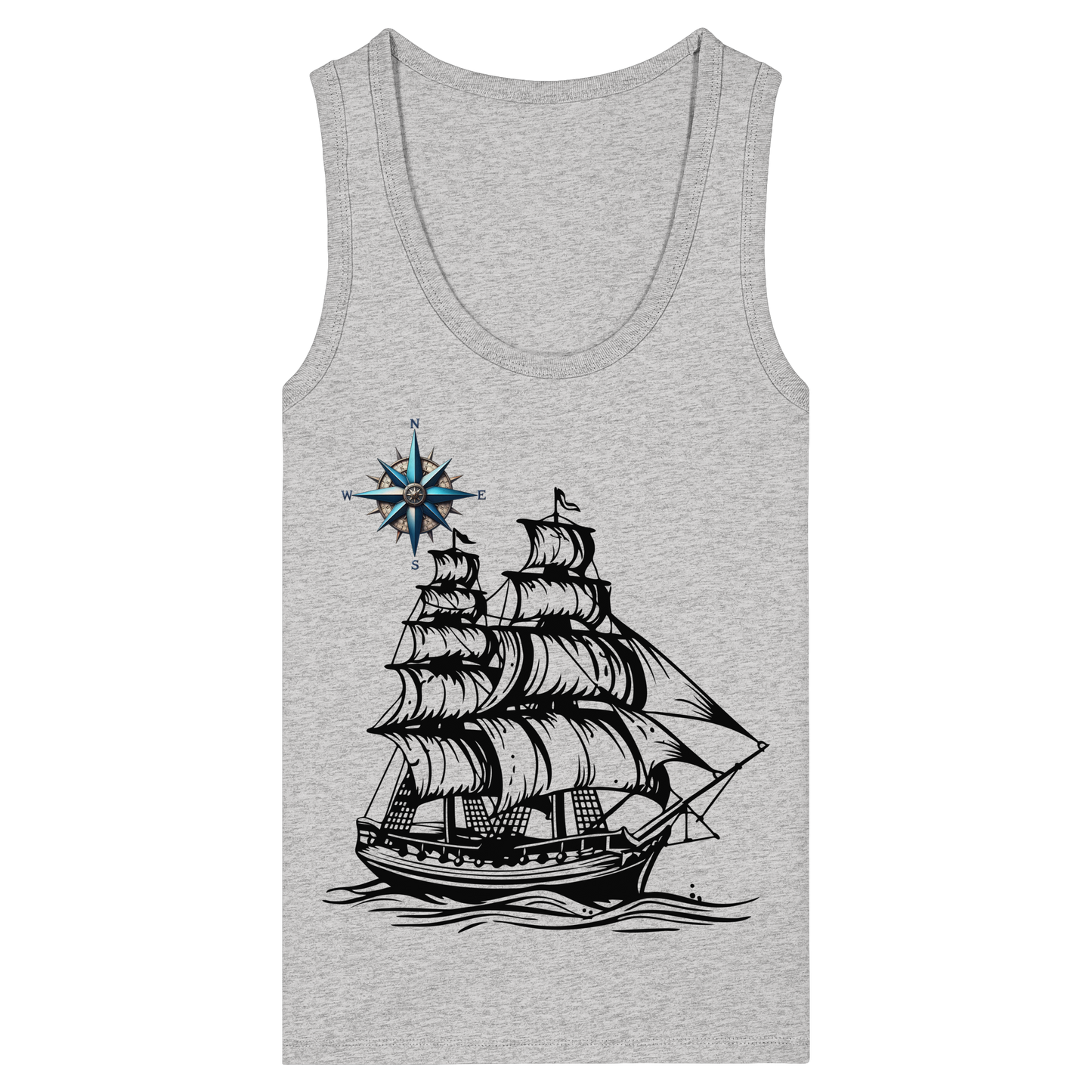 Nautic - Womens Organic Fitted Tank Top