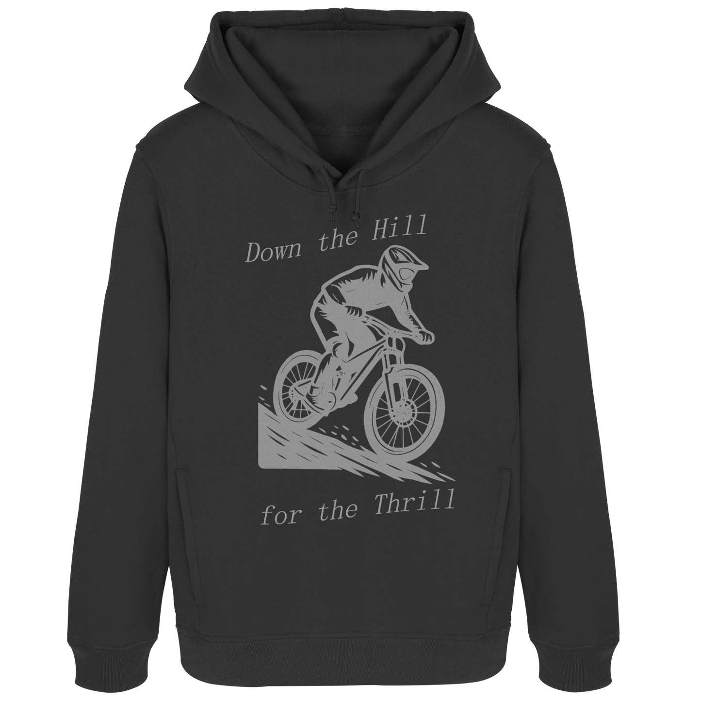 Down the Hill - Womens Organic Hoodie B&C