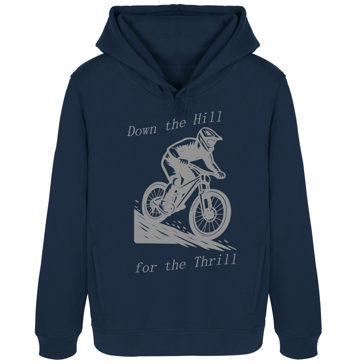 Down the Hill - Womens Organic Hoodie B&C