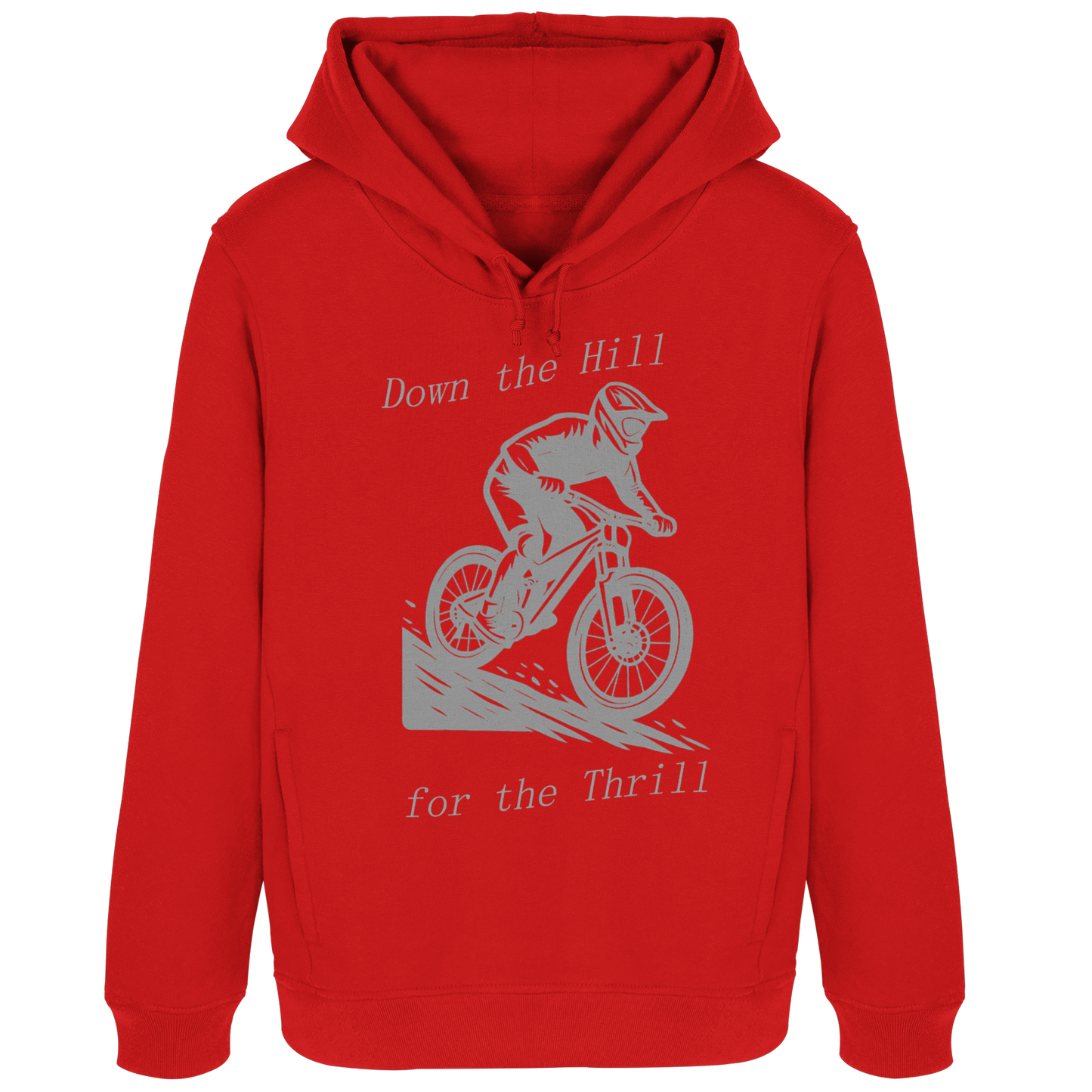 Down the Hill - Womens Organic Hoodie B&C