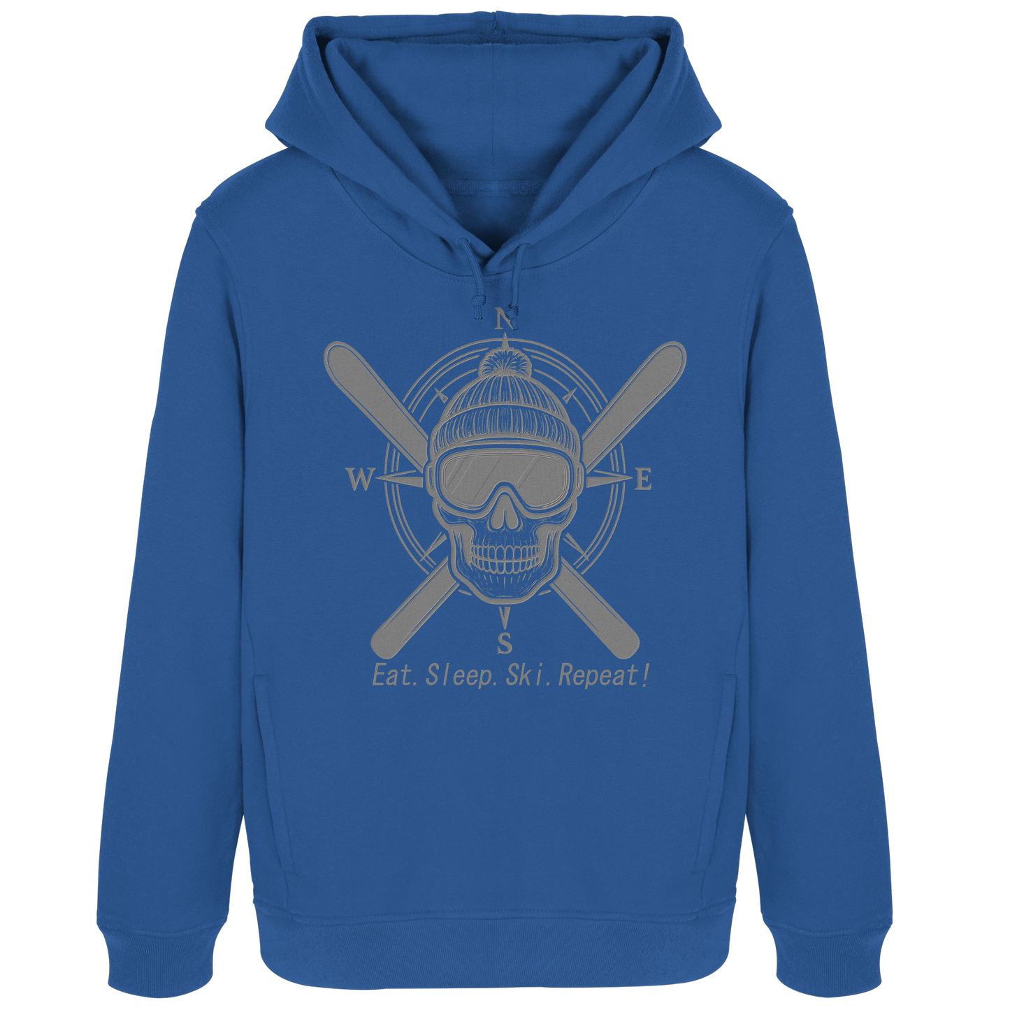 Eat.Sleep.Ski.Repeat! - Womens Organic Hoodie B&C