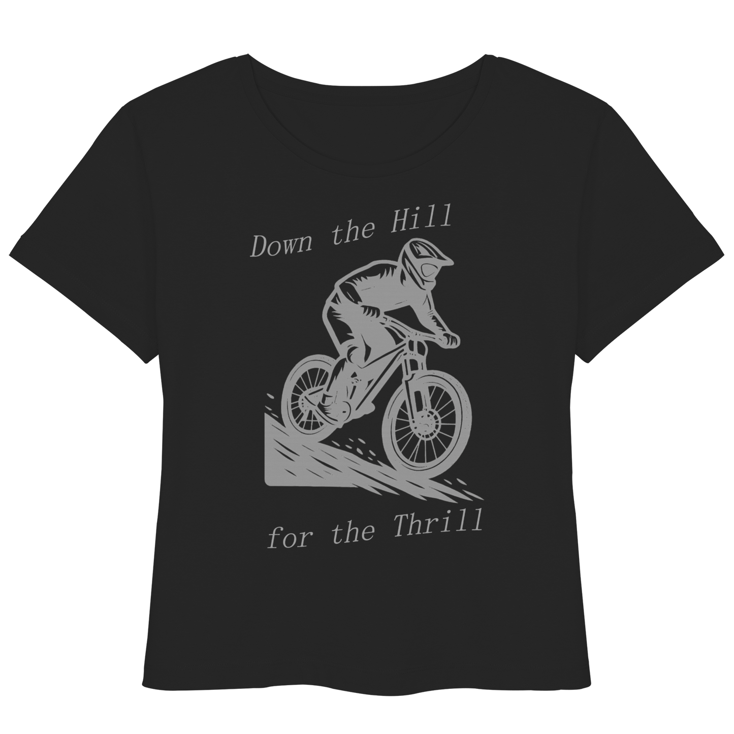 Down the Hill - Womens Organic Lightweight T-Shirt