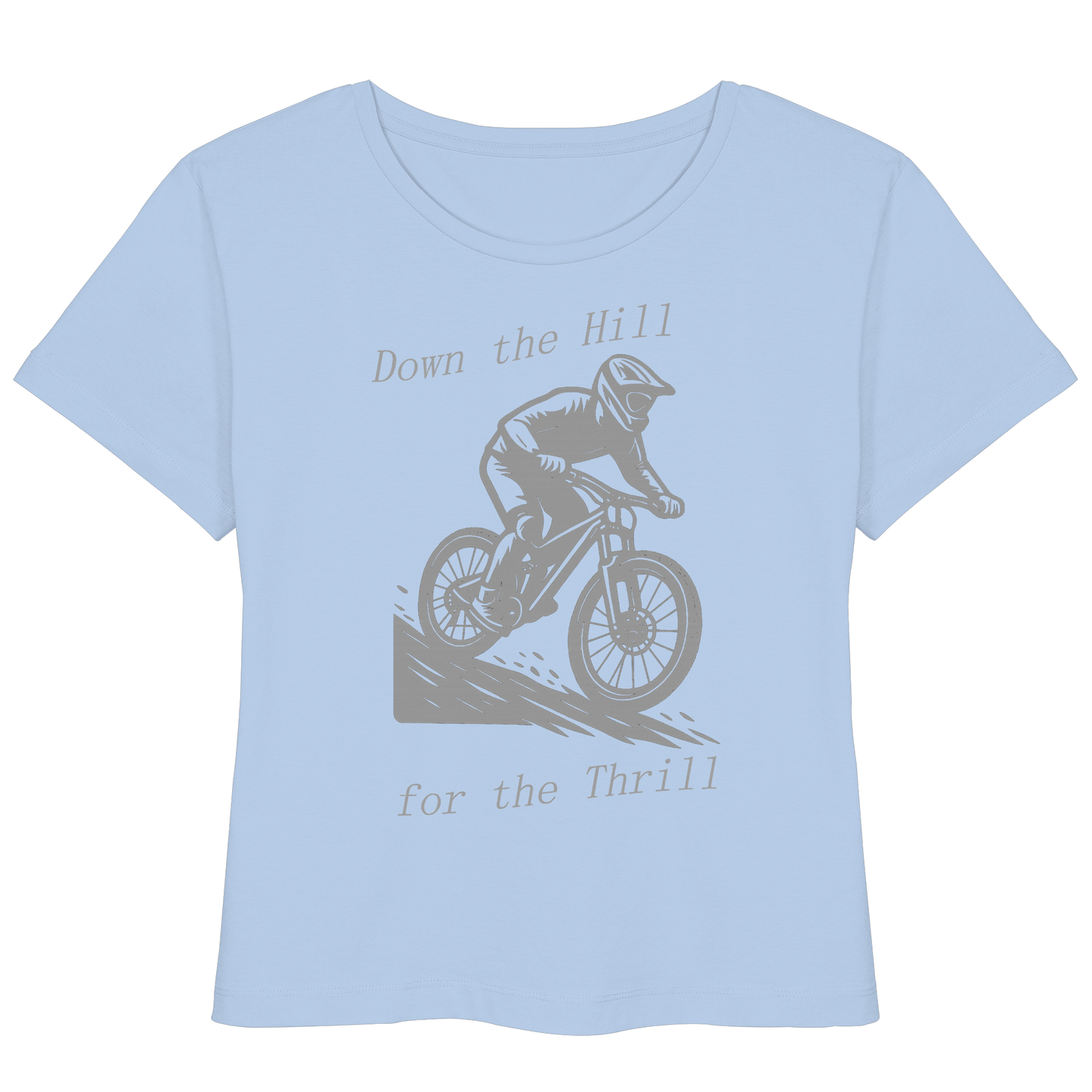 Down the Hill - Womens Organic Lightweight T-Shirt