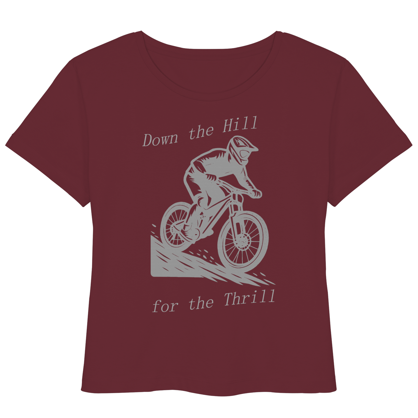 Down the Hill - Womens Organic Lightweight T-Shirt