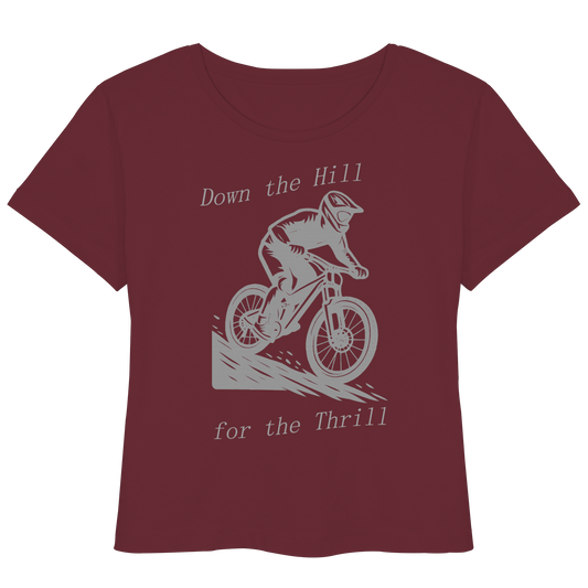 Down the Hill - Womens Organic Lightweight T-Shirt