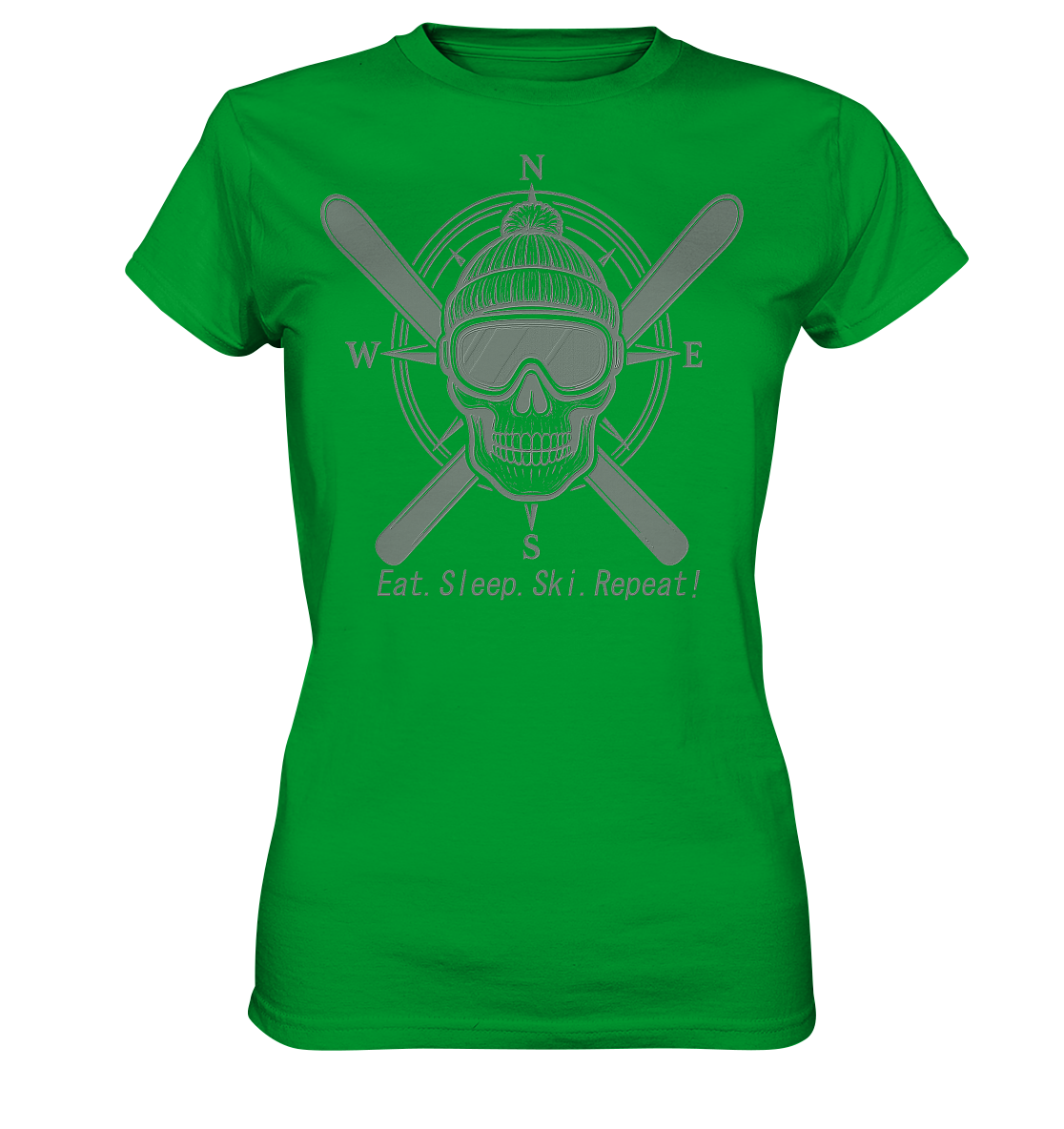 Eat.Sleep.Ski.Repeat! - Womens Premium Classic T-Shirt