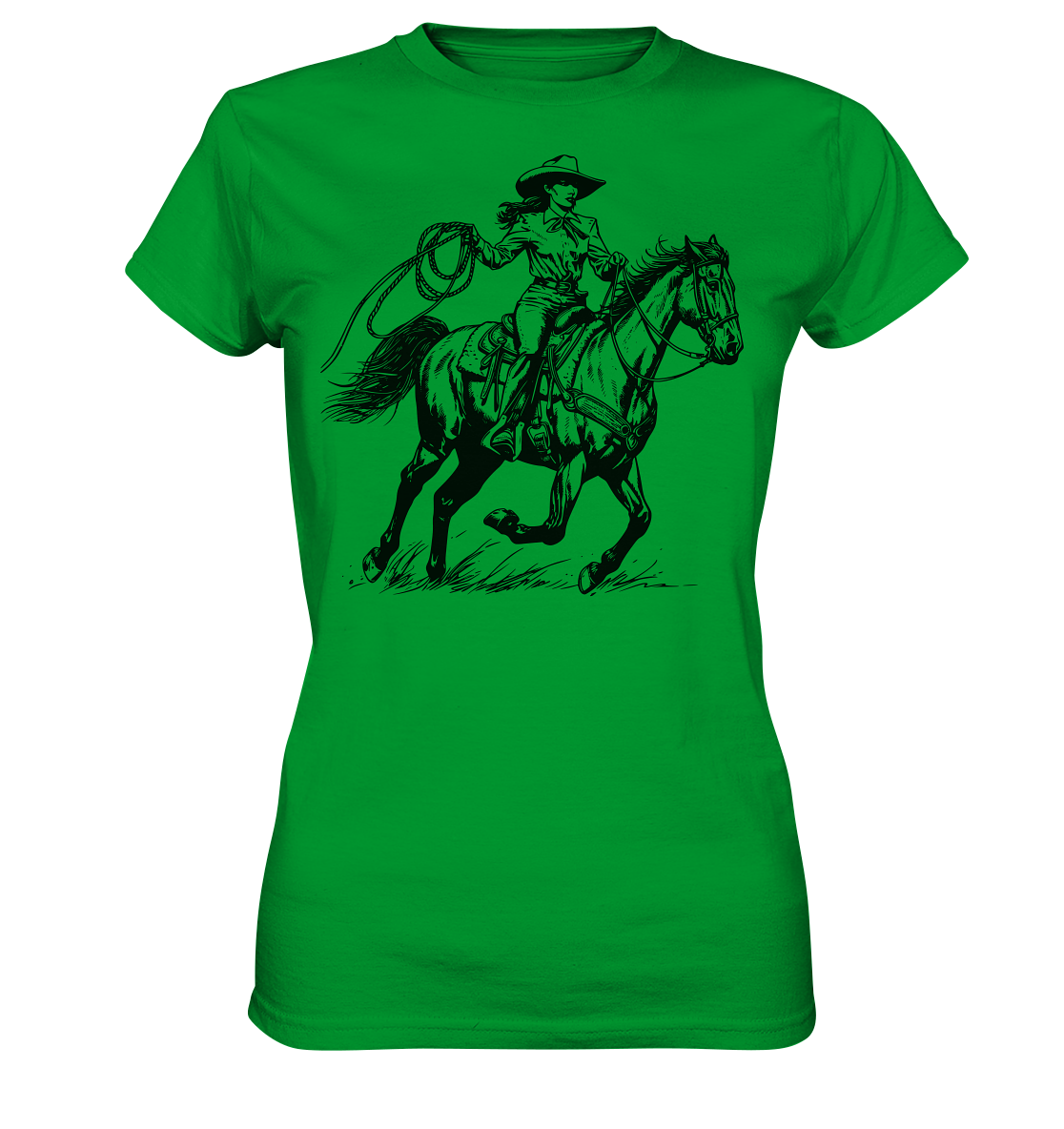 Cowgirl - Womens Premium Classic T-Shirt