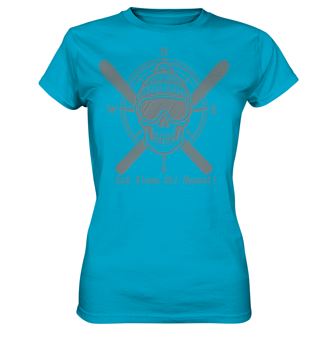 Eat.Sleep.Ski.Repeat! - Womens Premium Classic T-Shirt