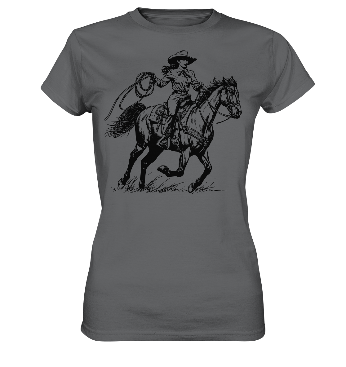 Cowgirl - Womens Premium Classic T-Shirt