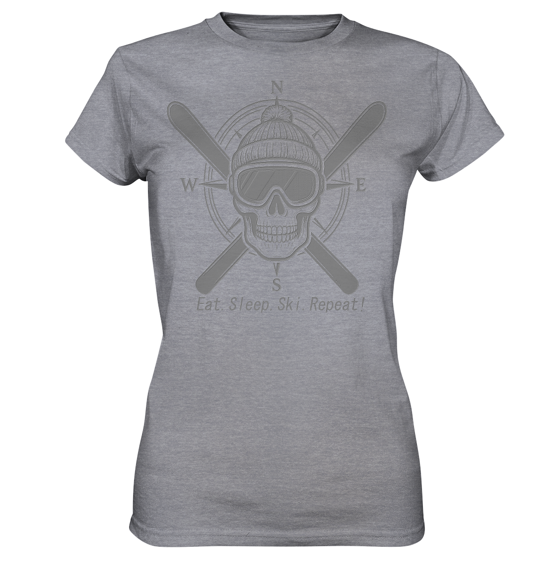 Eat.Sleep.Ski.Repeat! - Womens Premium Classic T-Shirt