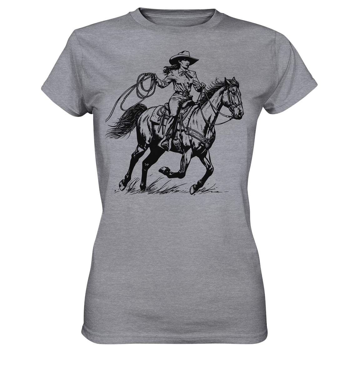 Cowgirl - Womens Premium Classic T-Shirt