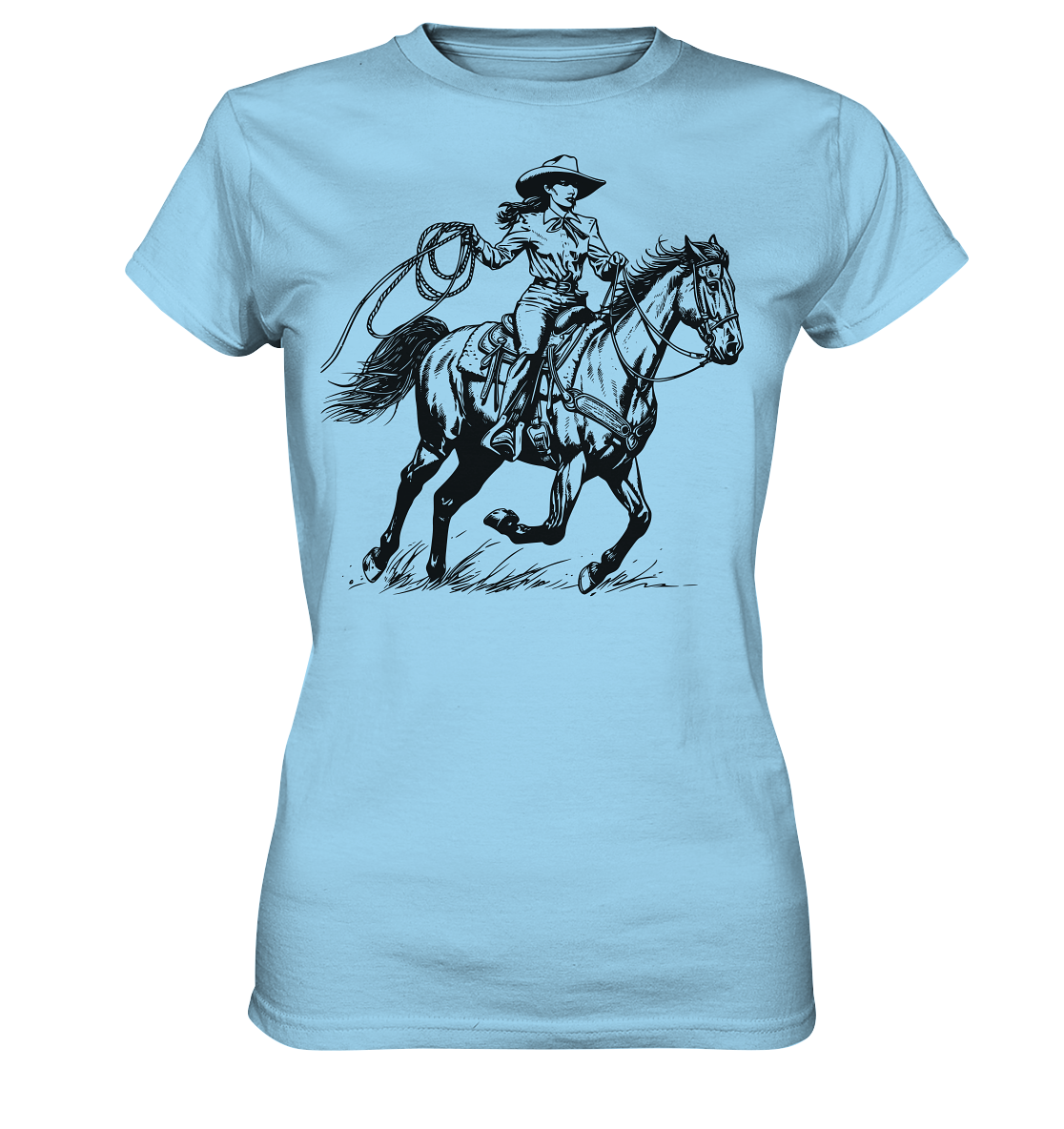 Cowgirl - Womens Premium Classic T-Shirt