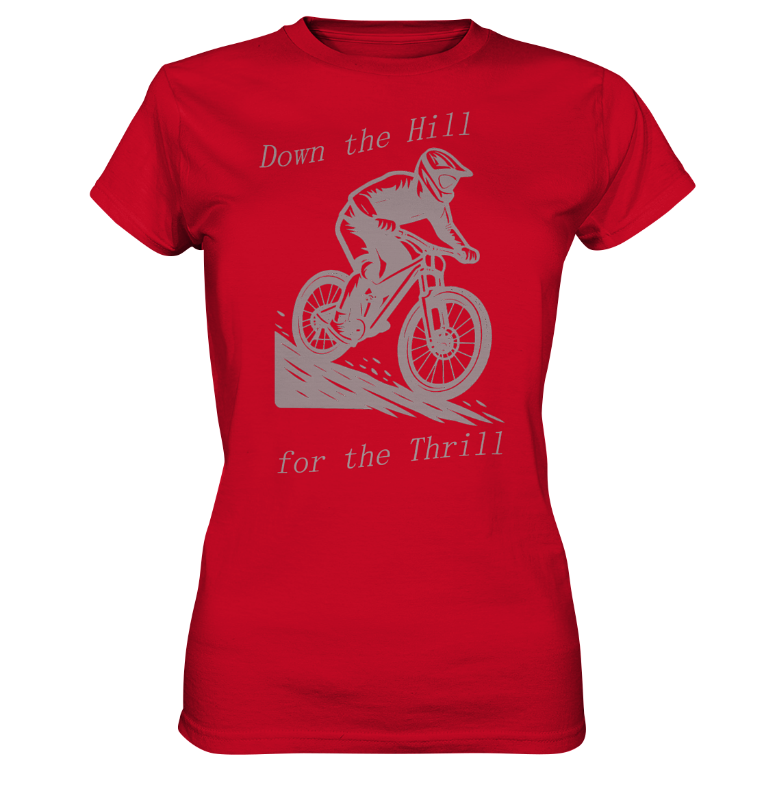 Down the Hill - Womens Premium Classic T-Shirt