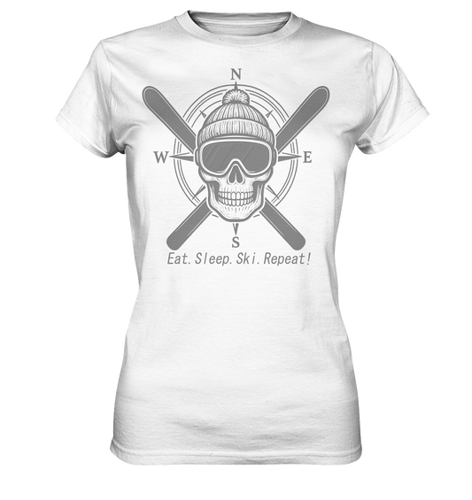 Eat.Sleep.Ski.Repeat! - Womens Premium Classic T-Shirt