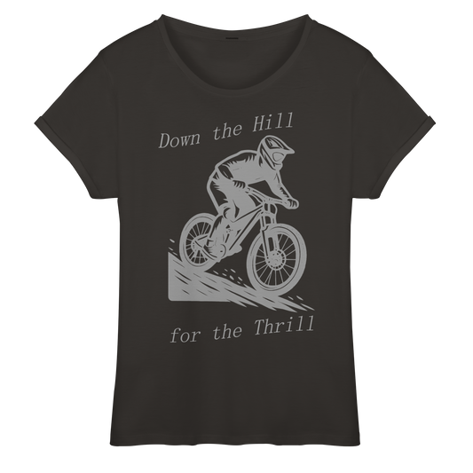 Down the Hill - Womens Roll-Up T-Shirt